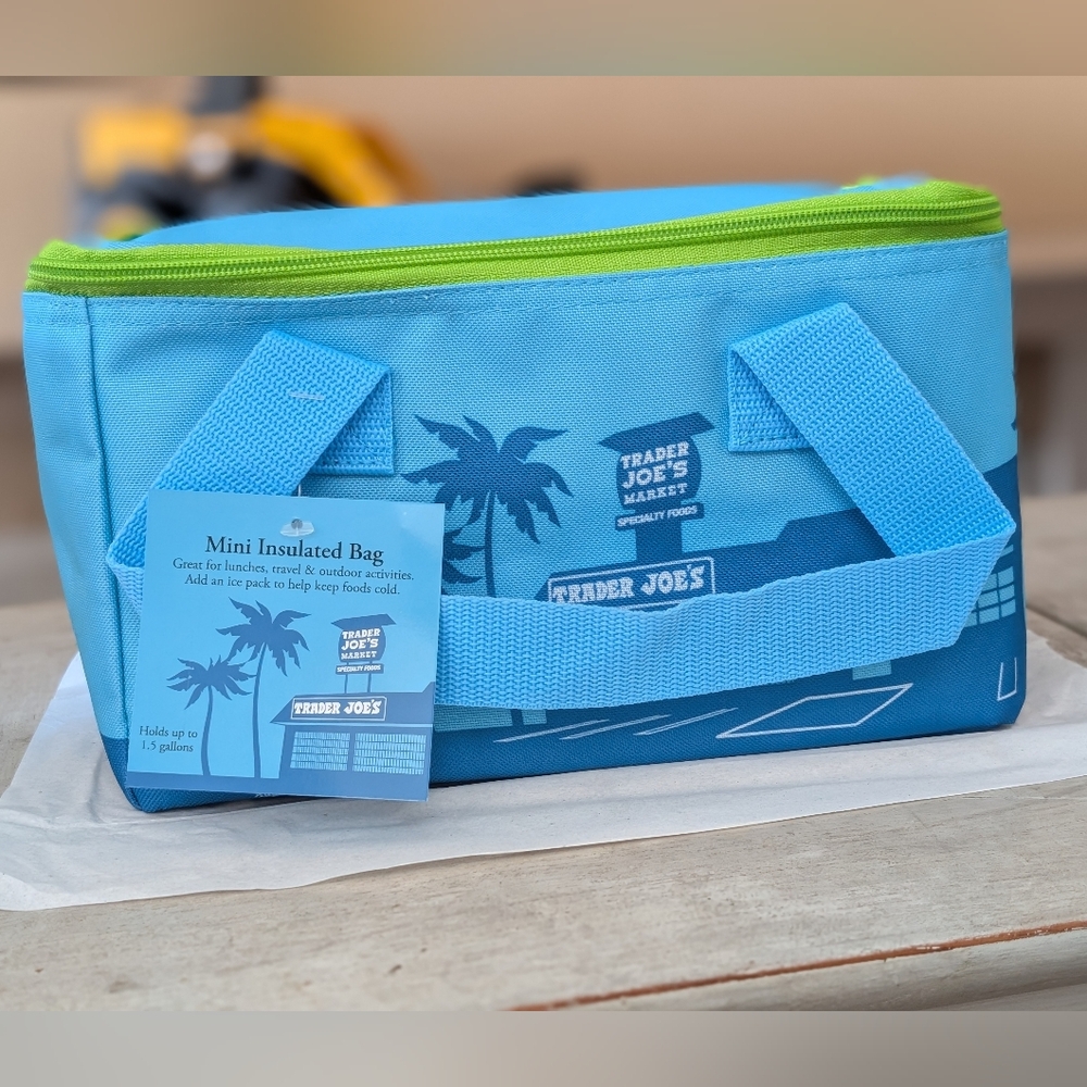 Trader Joe's Blue Insulated Bag